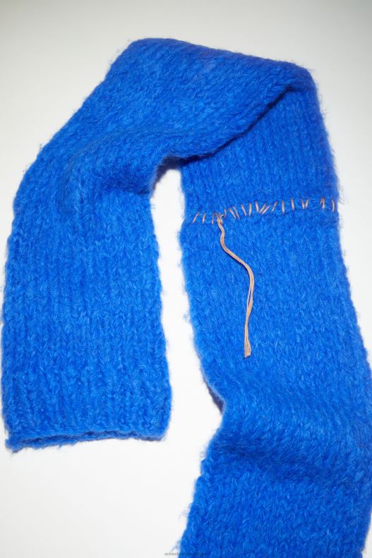 Alpaca blend sleeve scarf Deep Blue Acne Studios R66LJ544 Accessories