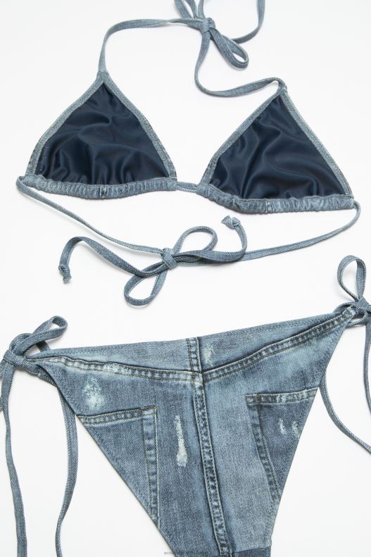 Bikini set Denim Blue Acne Studios R66LJ365 Apparel