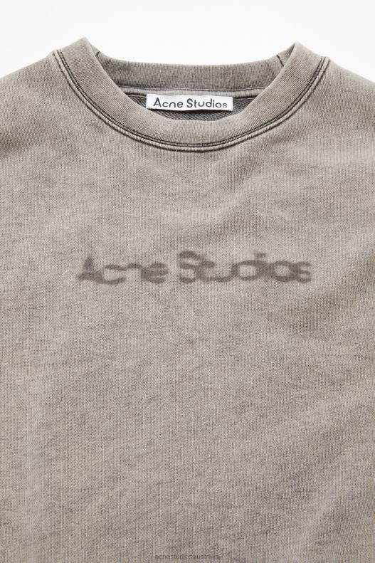 Blurred logo sweater Faded Grey Acne Studios R66LJ143 Apparel