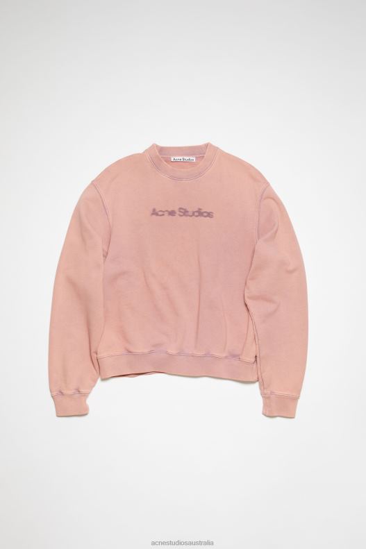 Blurred logo sweater Faded Purple Acne Studios R66LJ163 Apparel