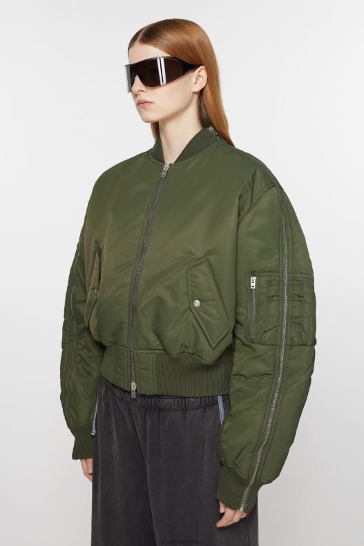 Bomber jacket Hunter Green Acne Studios R66LJ18 Apparel