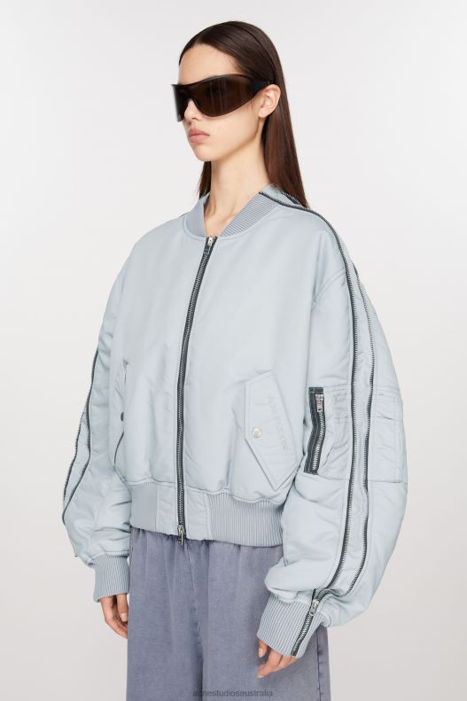 Bomber jacket Powder Blue Acne Studios R66LJ17 Apparel