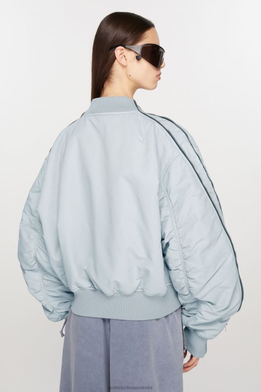 Bomber jacket Powder Blue Acne Studios R66LJ17 Apparel