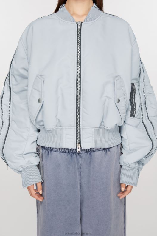 Bomber jacket Powder Blue Acne Studios R66LJ17 Apparel