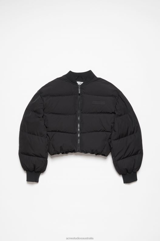 Bomber puffer jacket Washed Black Acne Studios R66LJ13 Apparel