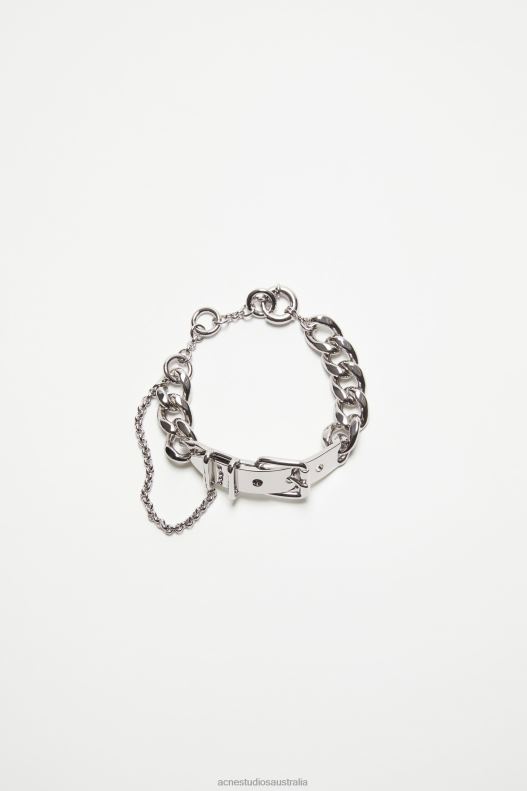 Buckle chain bracelet Silver Acne Studios R66LJ674 Accessories