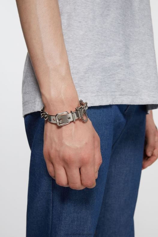 Buckle chain bracelet Silver Acne Studios R66LJ674 Accessories