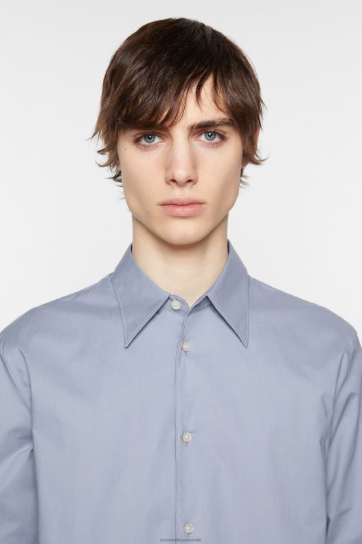 Button-up shirt Dusty Blue Acne Studios R66LJ986 Apparel