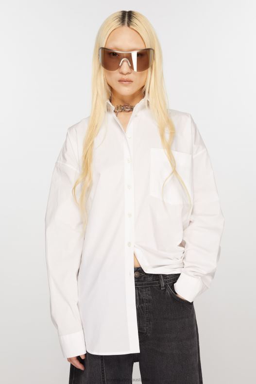 Button-up shirt Optic White Acne Studios R66LJ367 Apparel