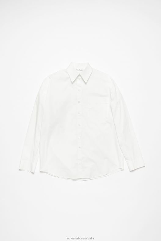 Button-up shirt Optic White Acne Studios R66LJ367 Apparel