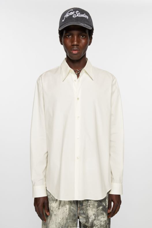 Button-up shirt White Acne Studios R66LJ995 Apparel