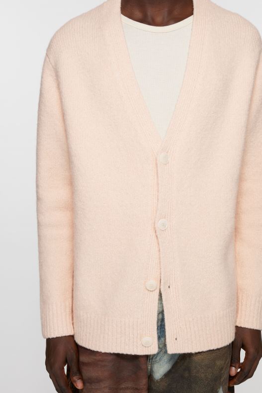 Cardigan wool blend Light Pink Acne Studios R66LJ1104 Apparel