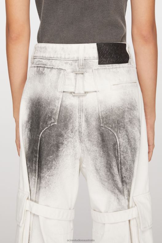 Cargo jeans White/Black Acne Studios R66LJ289 Apparel