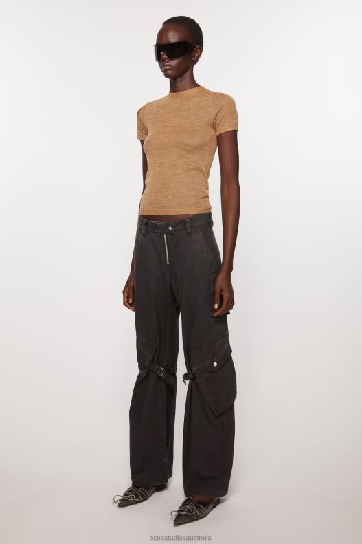 Cargo trousers Charcoal Grey Acne Studios R66LJ305 Apparel