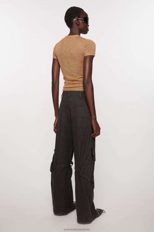 Cargo trousers Charcoal Grey Acne Studios R66LJ305 Apparel