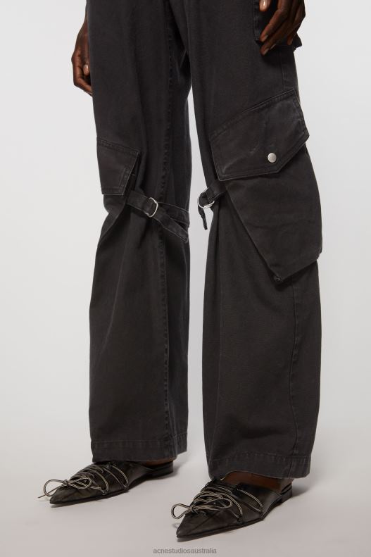 Cargo trousers Charcoal Grey Acne Studios R66LJ305 Apparel