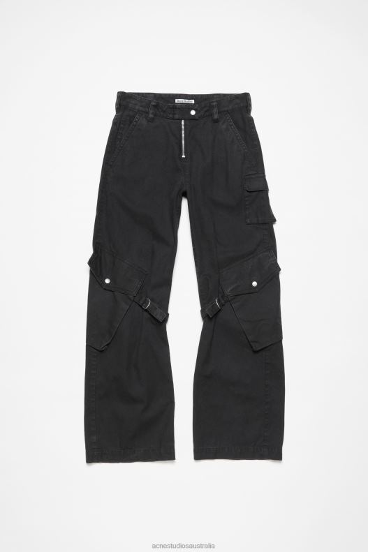 Cargo trousers Charcoal Grey Acne Studios R66LJ305 Apparel