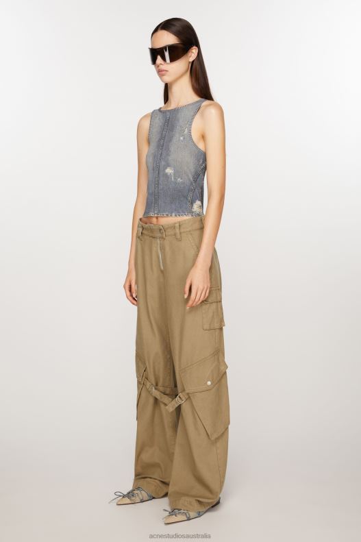 Cargo trousers Cold Beige Acne Studios R66LJ307 Apparel