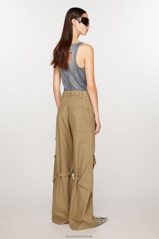 Cargo trousers Cold Beige Acne Studios R66LJ307 Apparel