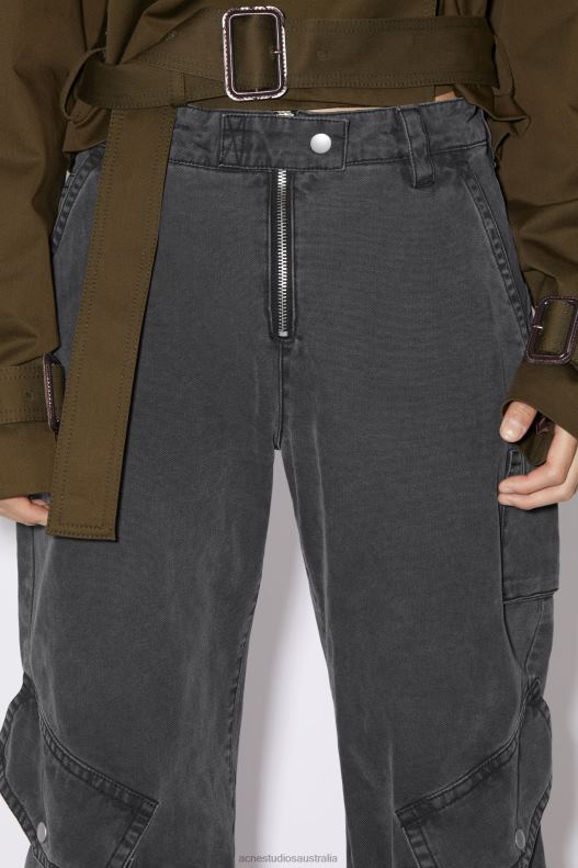 Cargo trousers Washed Black Acne Studios R66LJ323 Apparel