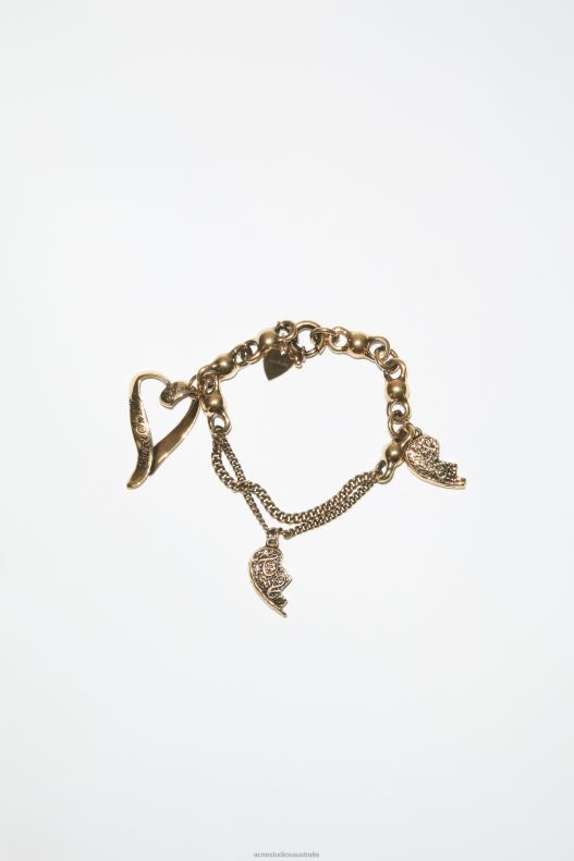 Charm bracelet Antique Gold Acne Studios R66LJ703 Accessories