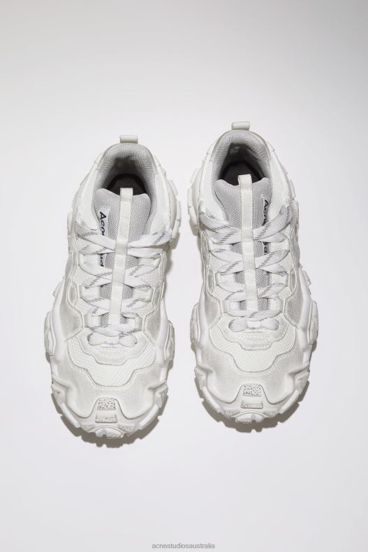 Chunky mesh sneakers White Acne Studios R66LJ1226 Footwear