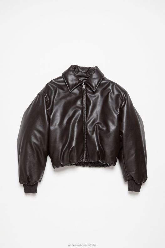 Coated bomber jacket Dark Brown Acne Studios R66LJ10 Apparel