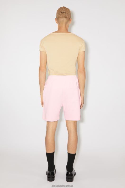 Cotton sweat shorts Unisex Light Pink Acne Studios R66LJ1073 Apparel