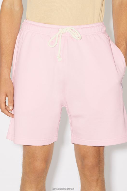 Cotton sweat shorts Unisex Light Pink Acne Studios R66LJ1073 Apparel