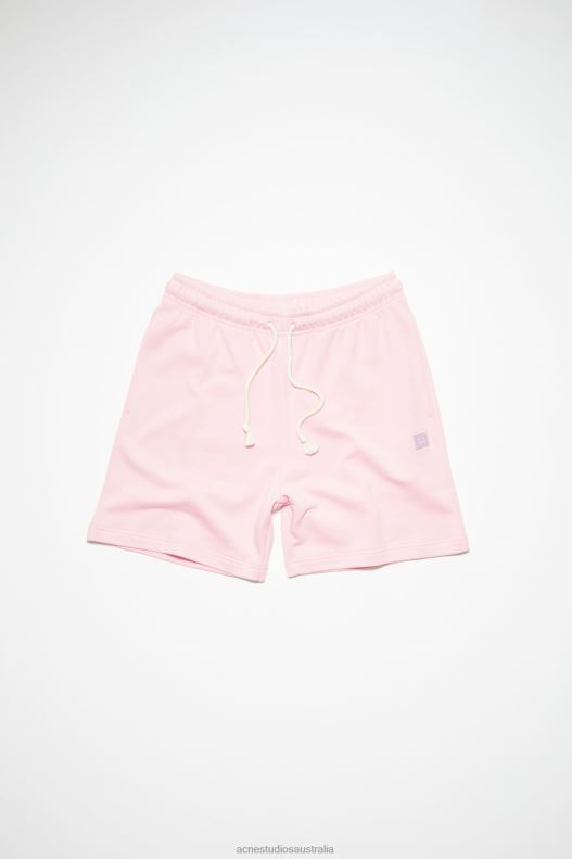 Cotton sweat shorts Unisex Light Pink Acne Studios R66LJ1073 Apparel