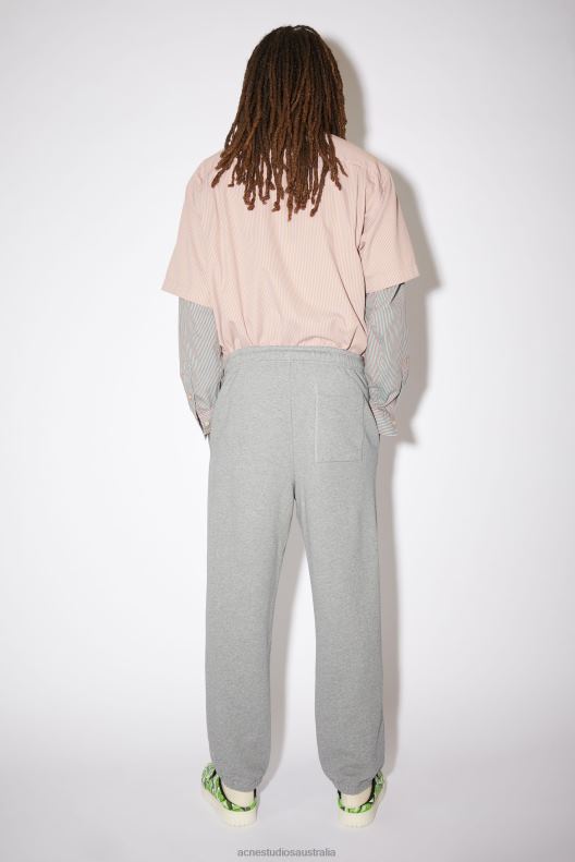 Cotton sweatpants Light Grey Melange Acne Studios R66LJ1196 Apparel