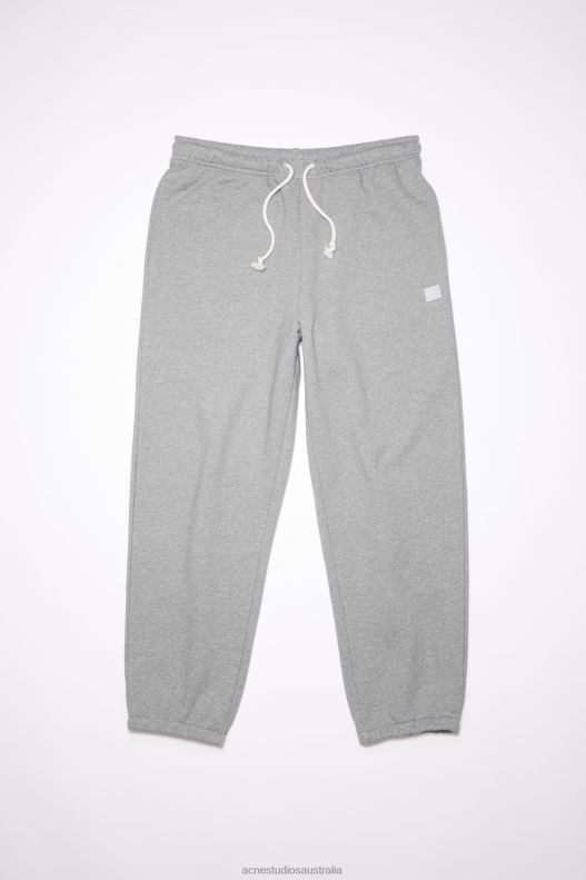 Cotton sweatpants Light Grey Melange Acne Studios R66LJ1196 Apparel