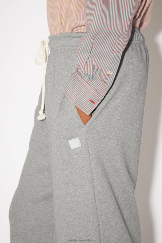 Cotton sweatpants Light Grey Melange Acne Studios R66LJ1196 Apparel