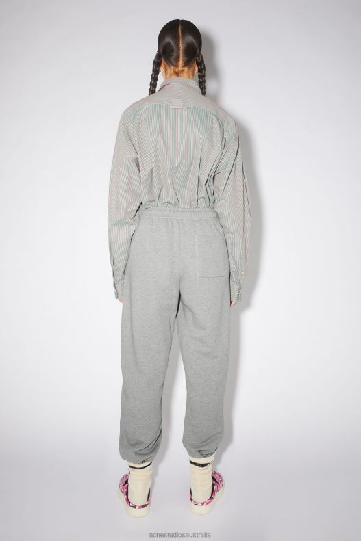 Cotton sweatpants Light Grey Melange Acne Studios R66LJ435 Apparel