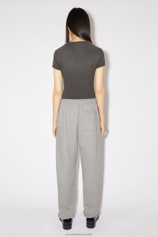 Cotton sweatpants Unisex Light Grey Melange Acne Studios R66LJ311 Apparel