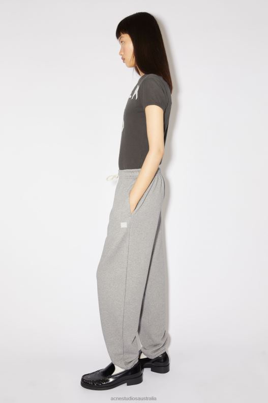 Cotton sweatpants Unisex Light Grey Melange Acne Studios R66LJ311 Apparel