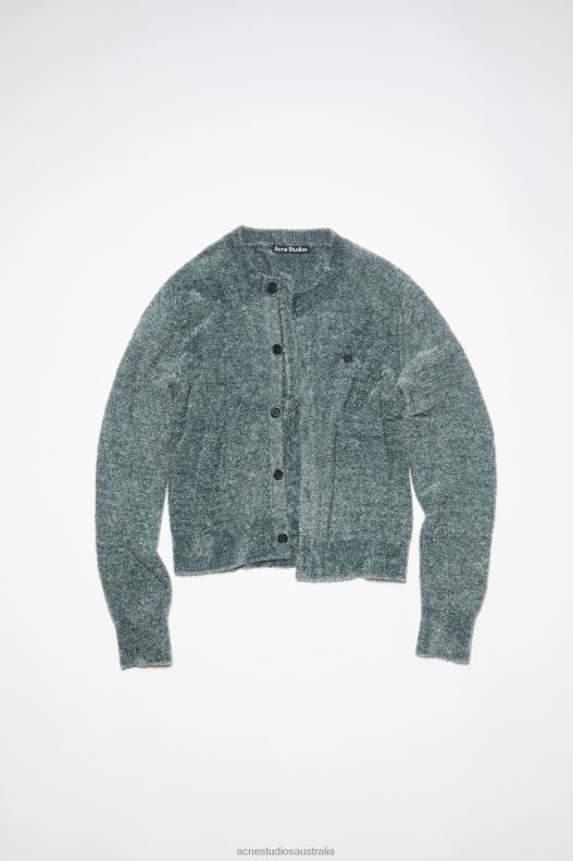 Crew neck cardigan Unisex Grey Acne Studios R66LJ940 Apparel