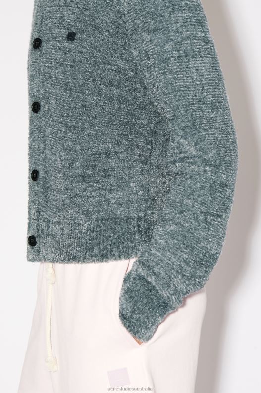 Crew neck cardigan Unisex Grey Acne Studios R66LJ96 Apparel