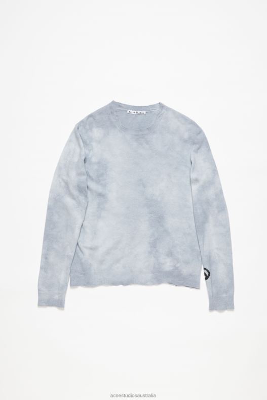 Crew neck jumper Dusty Blue Acne Studios R66LJ921 Apparel