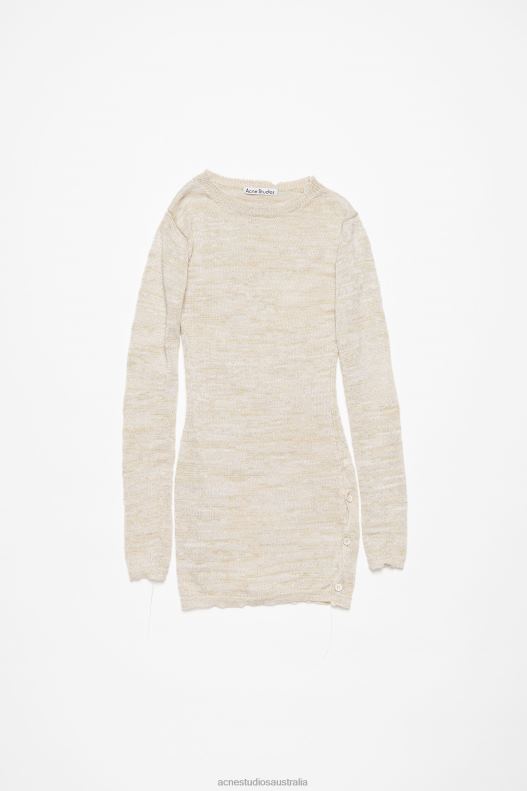 Crew neck knit top Off White Acne Studios R66LJ74 Apparel