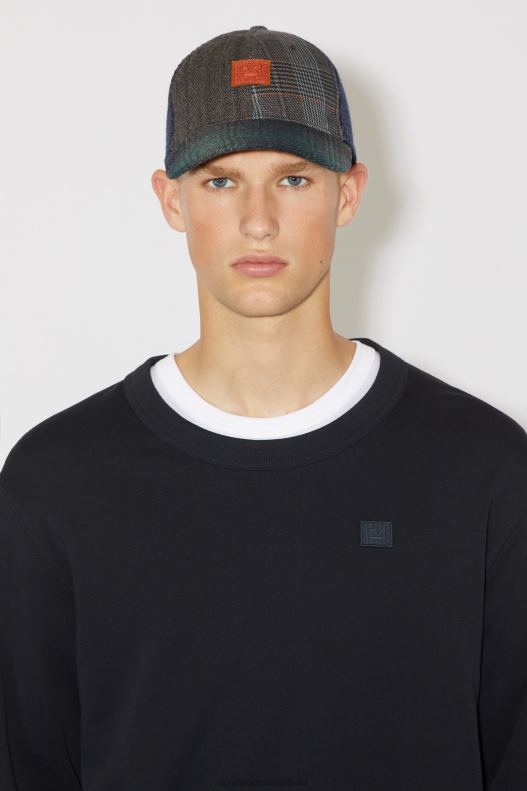 Crew neck sweater - Regular fit Unisex Black Acne Studios R66LJ980 Apparel