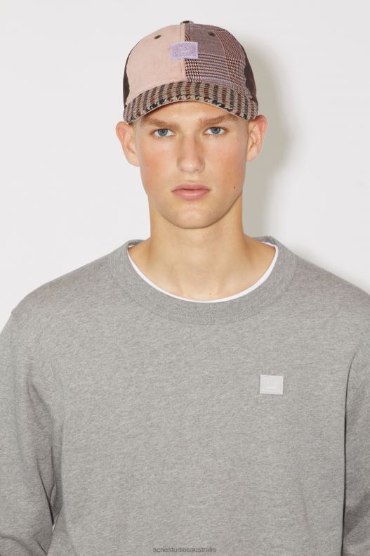 Crew neck sweater - Regular fit Unisex Light Grey Melange Acne Studios R66LJ978 Apparel