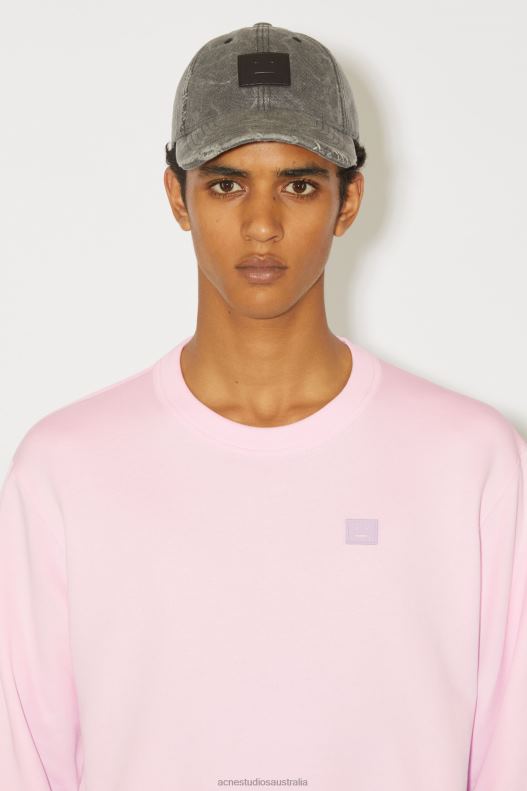 Crew neck sweater - Regular fit Unisex Light Pink Acne Studios R66LJ977 Apparel