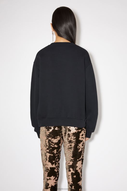 Crew neck sweater Black Acne Studios R66LJ166 Apparel