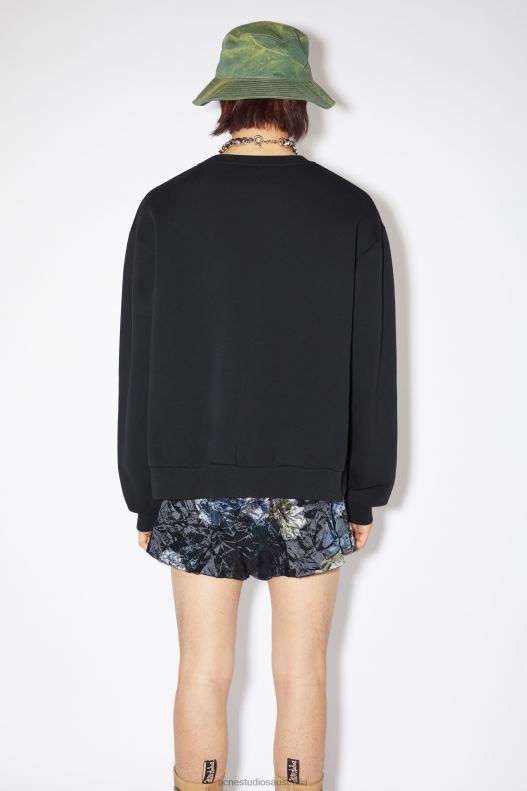 Crew neck sweater Black Acne Studios R66LJ984 Apparel