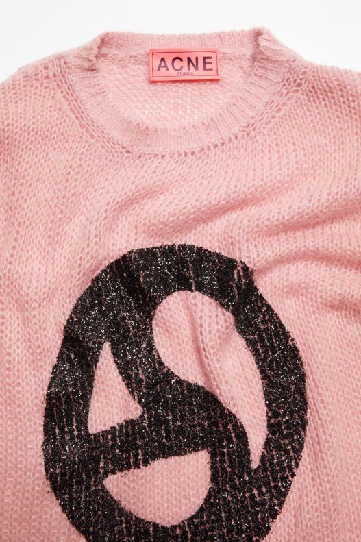 Crew neck sweater Blush Pink Acne Studios R66LJ927 Apparel