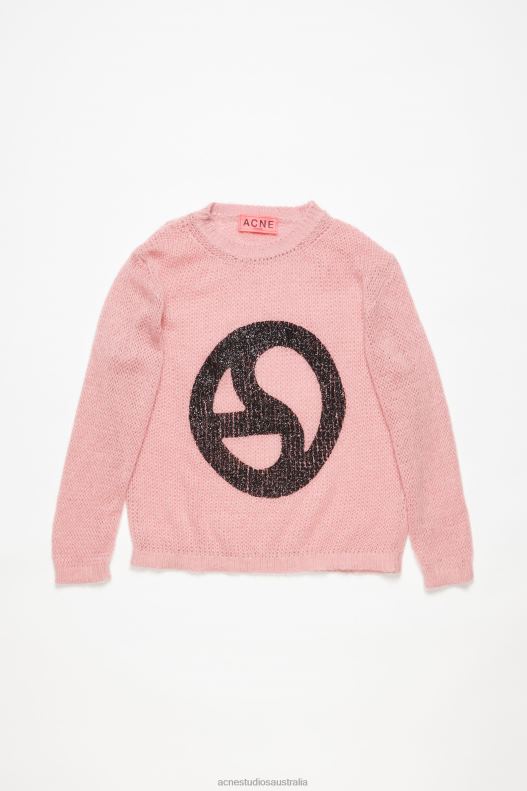 Crew neck sweater Blush Pink Acne Studios R66LJ927 Apparel