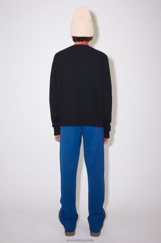 Crew neck sweater Unisex Black Acne Studios R66LJ1185 Apparel