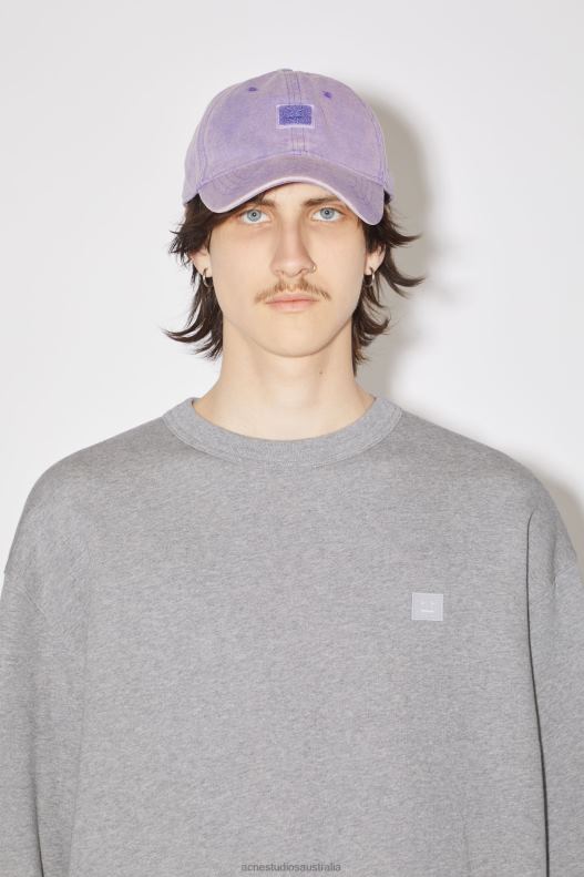 Crew neck sweatshirt - Relaxed fit Unisex Light Grey Melange Acne Studios R66LJ1181 Apparel