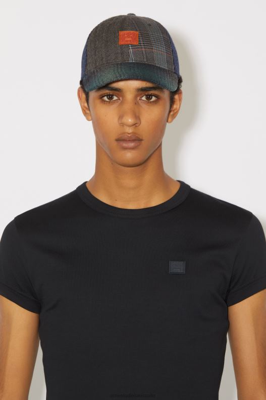 Crew neck t-shirt - Fitted fit Unisex Black Acne Studios R66LJ1142 Apparel